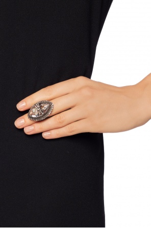 Ring with a swarovski crystal, zdjęcie 2 Ring with a swarovski crystal od Alexander McQueen